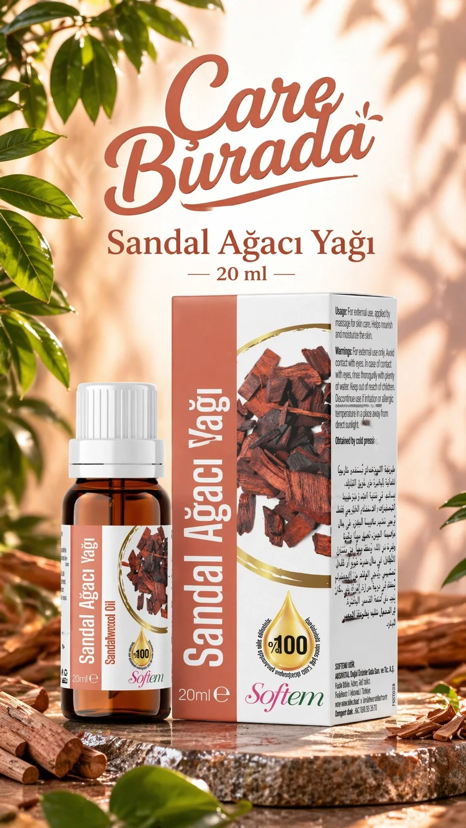 Sandal Ağacı Yağı 20 Ml
