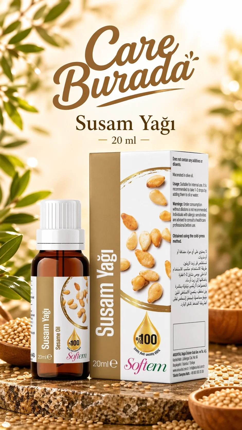 Susam Yağı 20 Ml