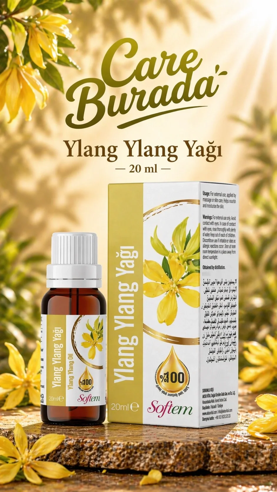 Ylang Ylang Yağı 20 Ml