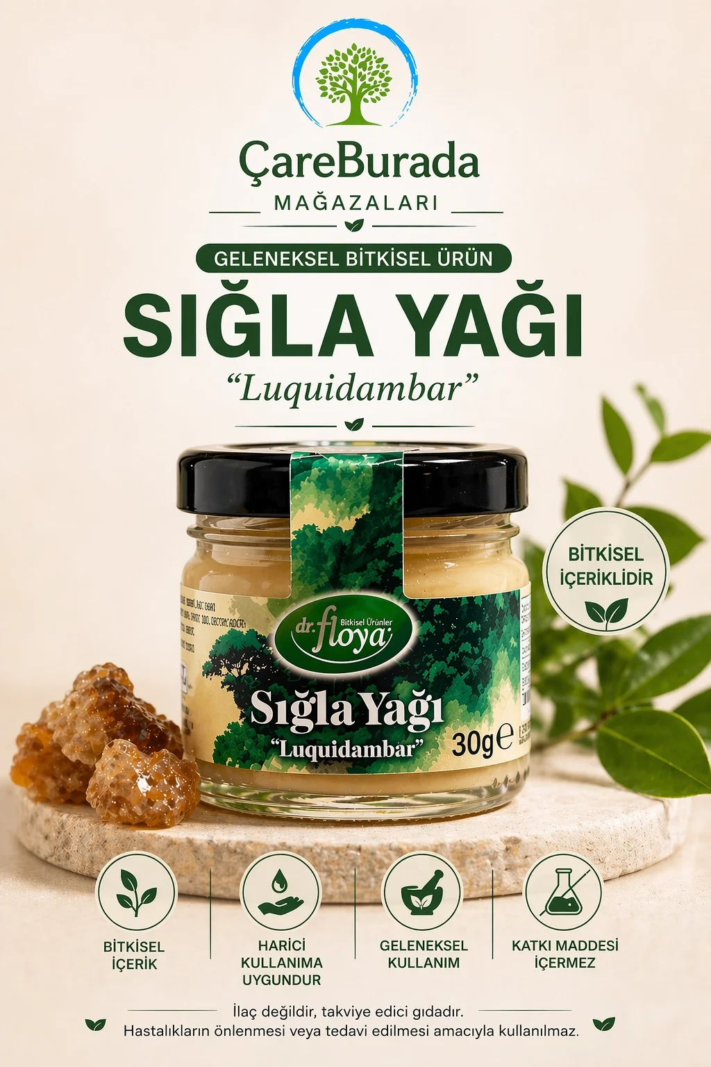 ÇareBurada Sığla Yağı (Liquidambar) 30g