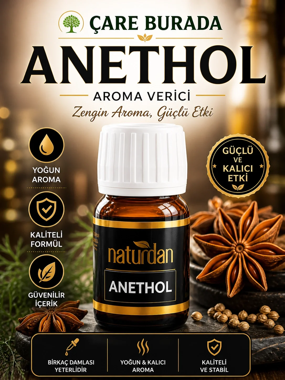 ÇareBurada ANETHOL Aroma Verici Yoğun Formül18 ml