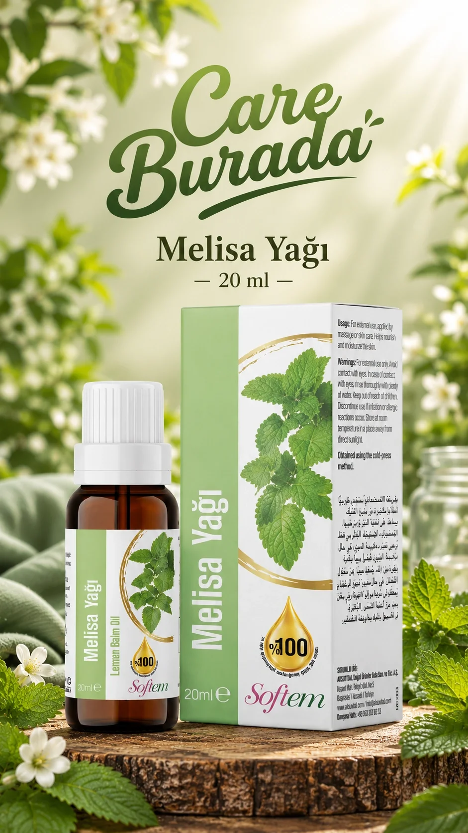 Melisa Yağı 20 Ml