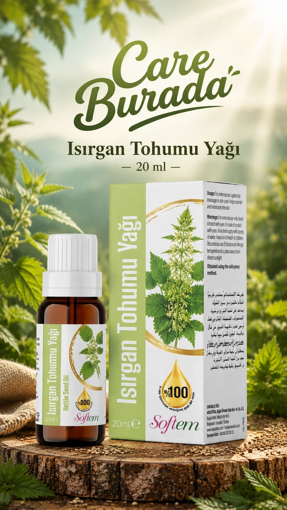 Isırgan Tohumu Yağı 20 Ml