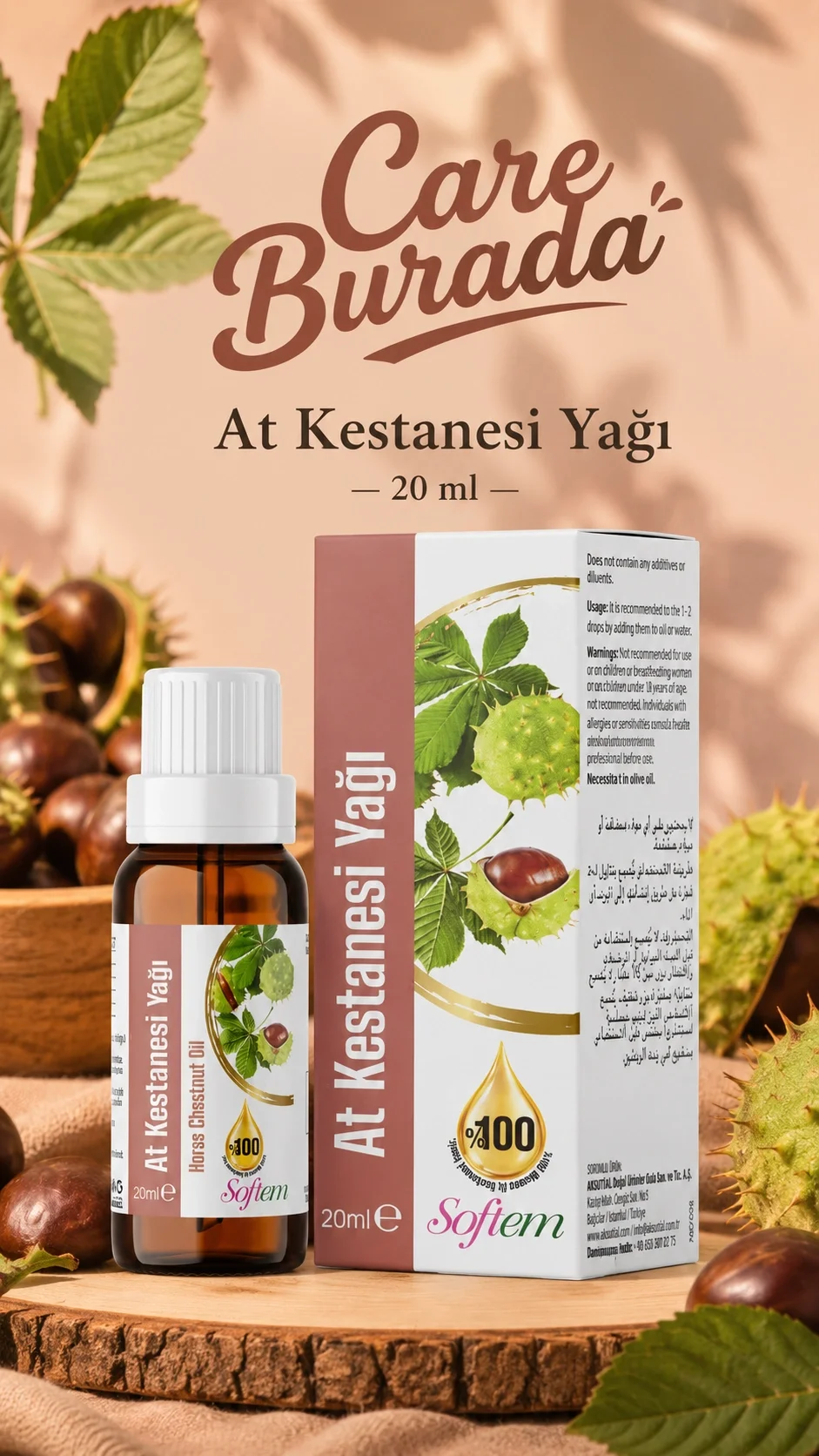 At Kestanesi Yağı 20 Ml