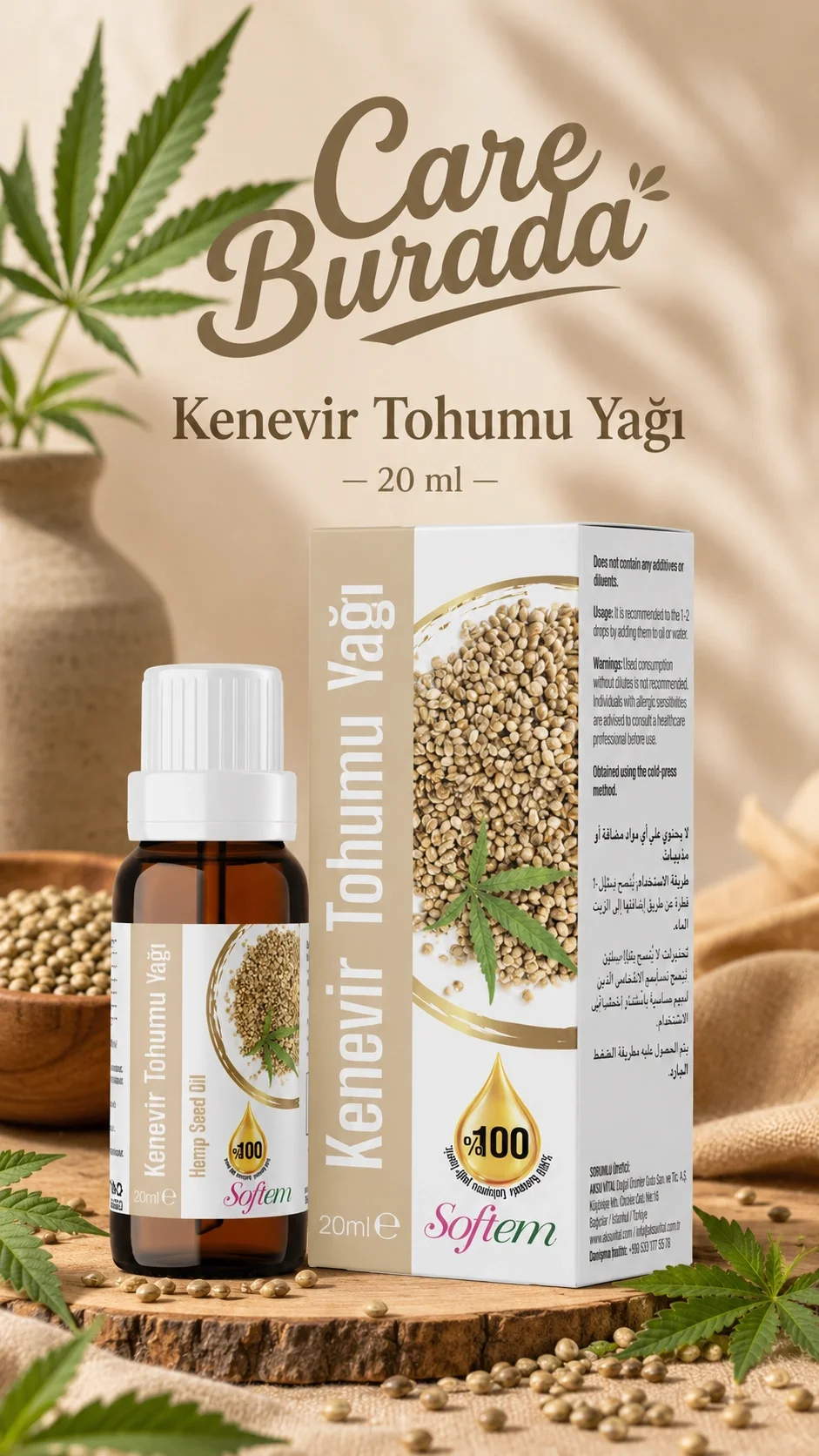 Kenewir Tohumu Yağı 20 Ml