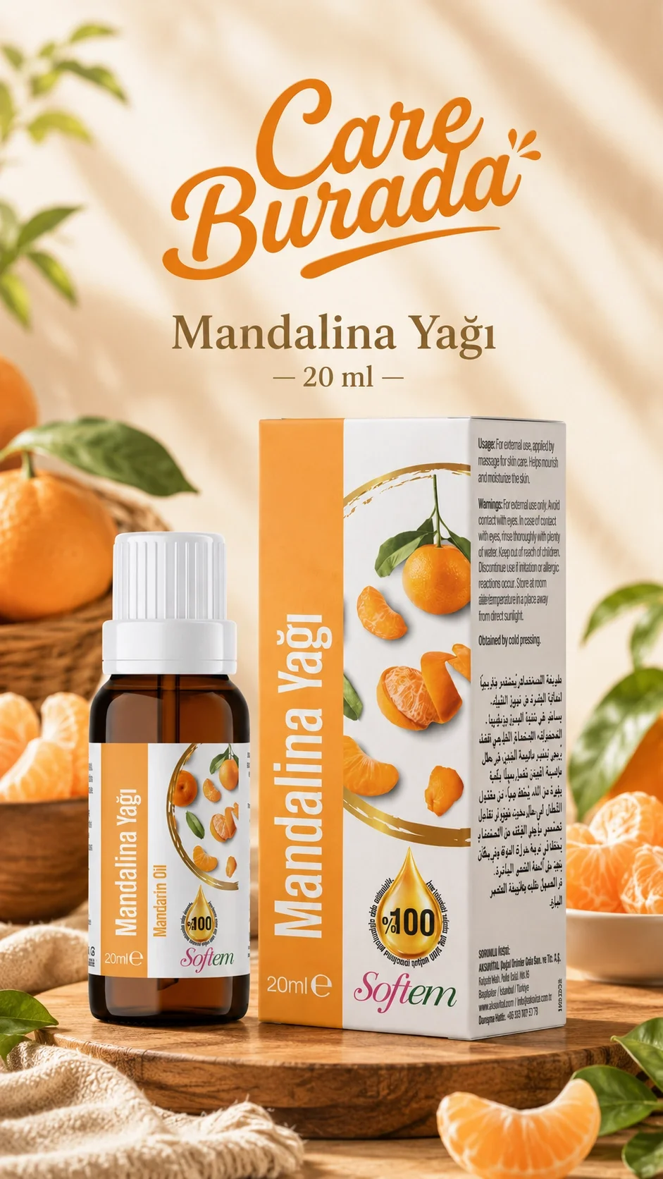Mandalina Yağı 20 Ml