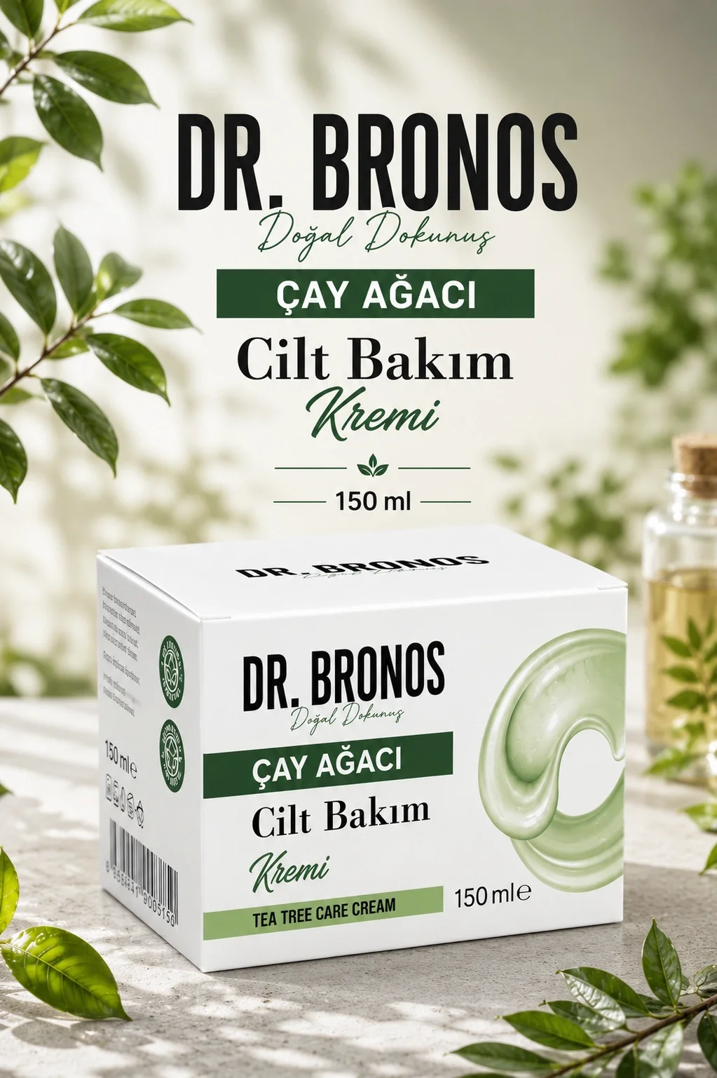 Dr. Bronos - Çay Ağacı Cilt Bakım Kremi 150 Ml