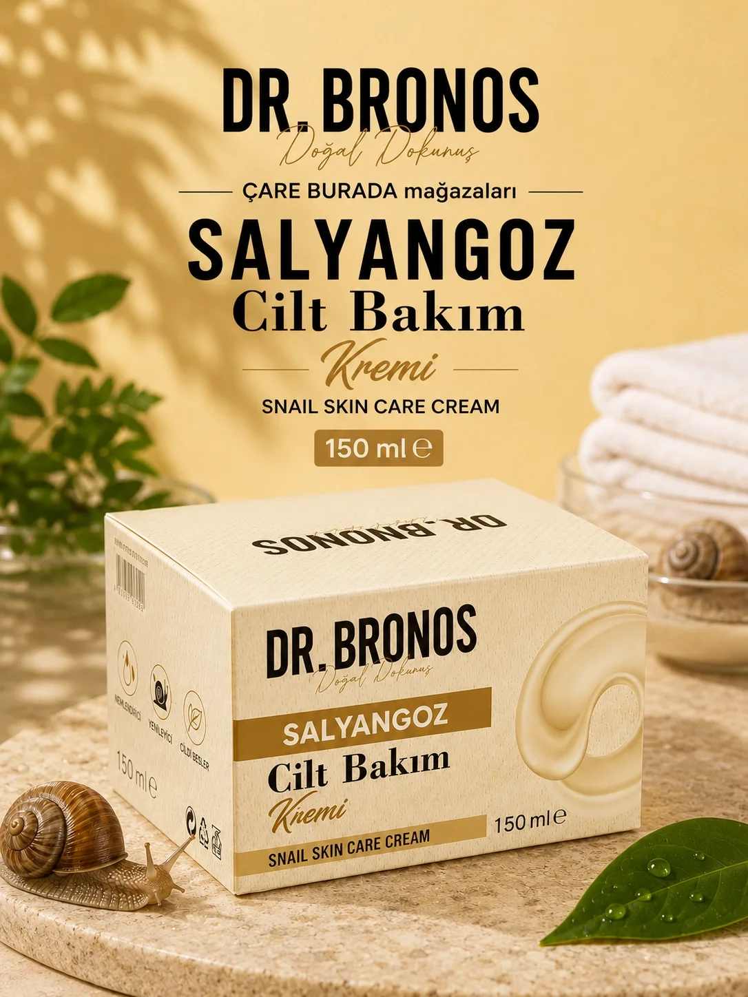Dr. Bronos - Salyangoz Cilt Bakım Kremi 150 Ml