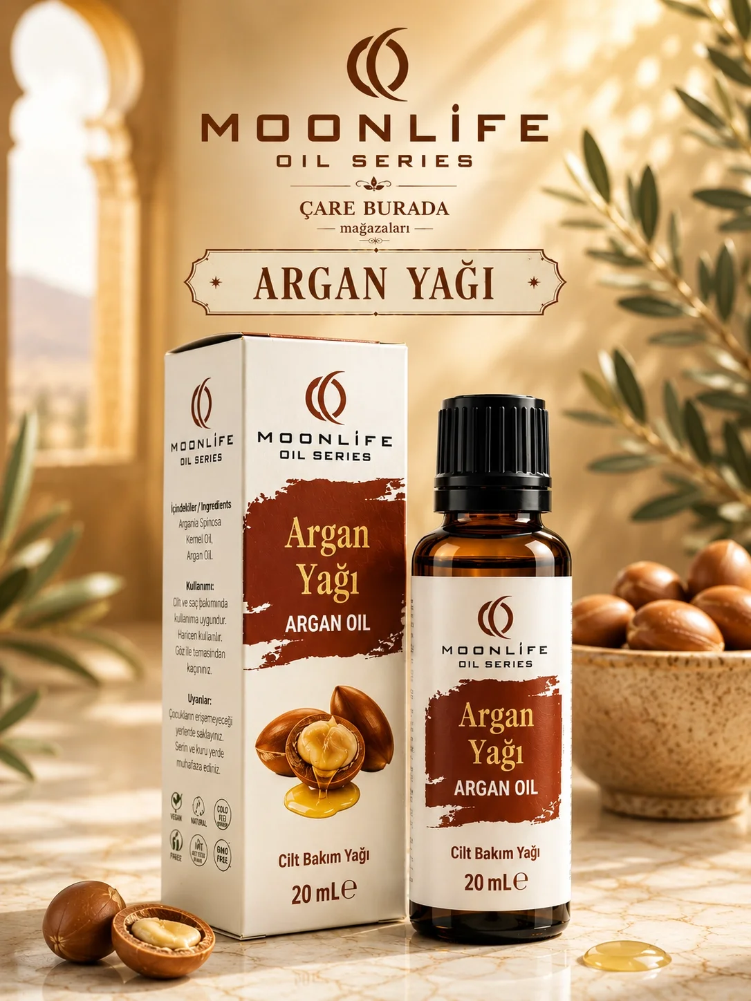 Moonlife - Argan Yağı 20 Ml