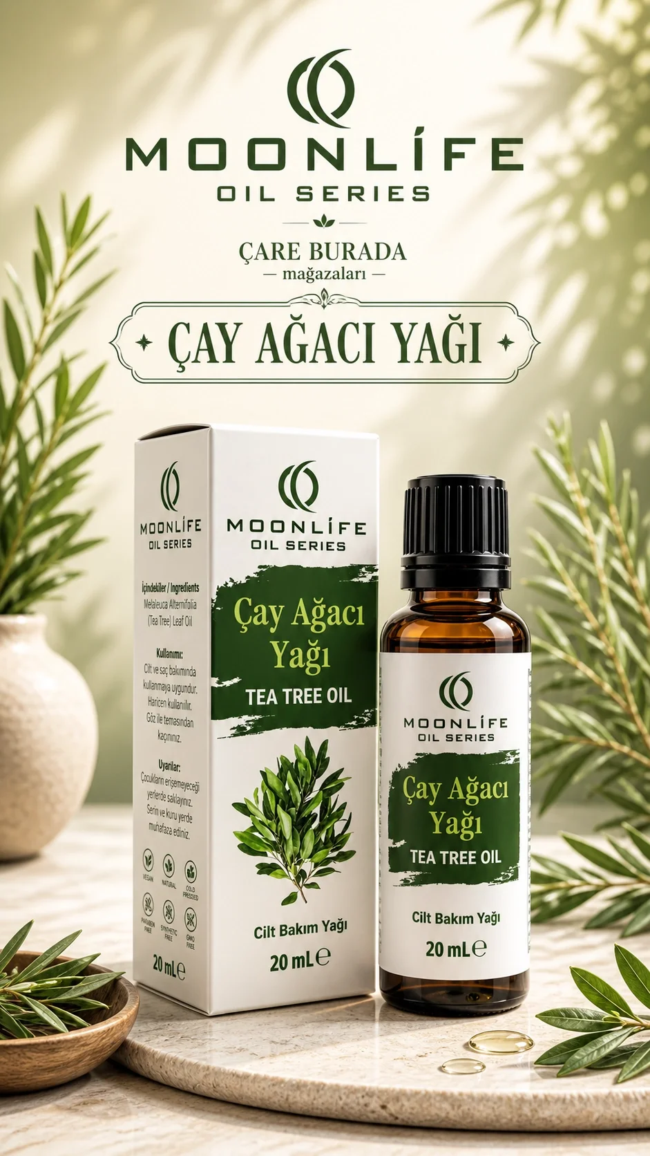 Moonlife - Çay Ağacı Yağı 20 Ml
