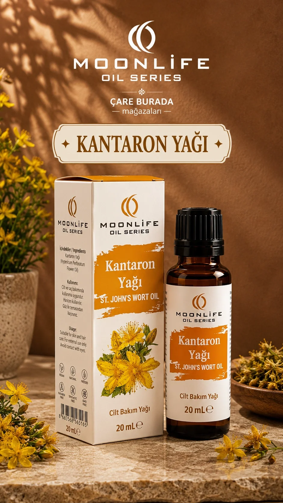 Moonlife - Kantaron Yağı 20 Ml
