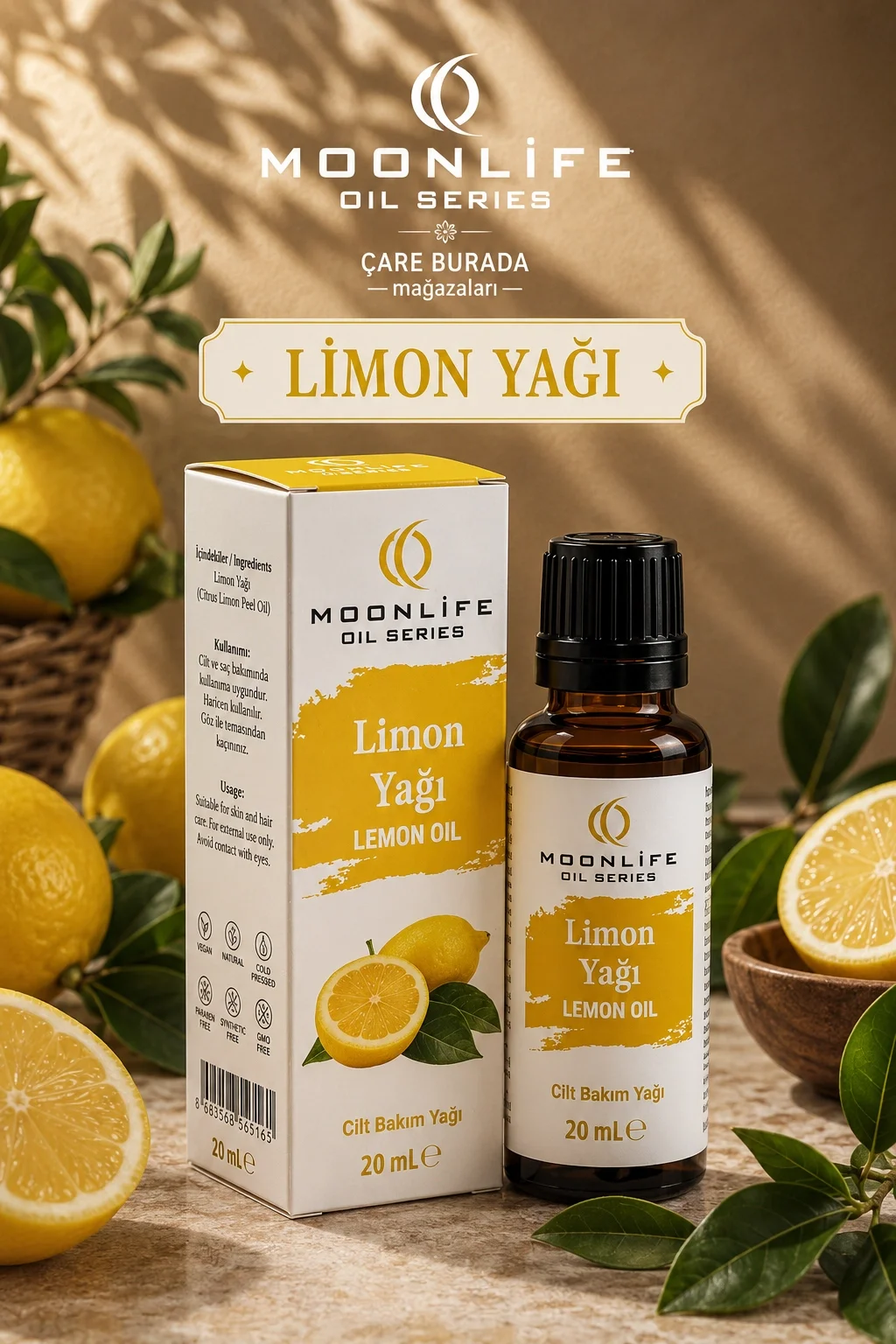 Moonlife - Limon Yağı 20 Ml