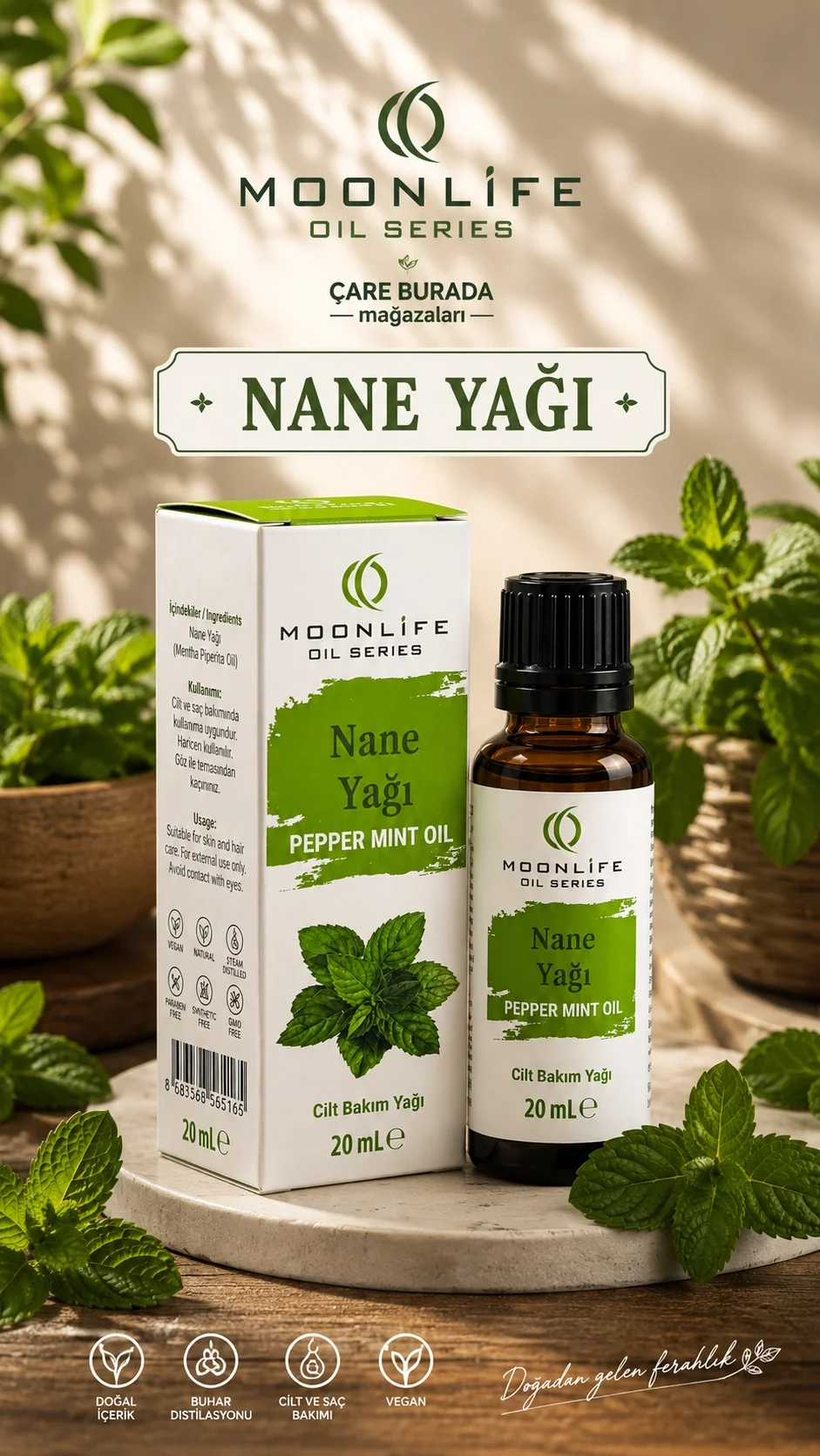 Moonlife - Nane Yağı 20 Ml