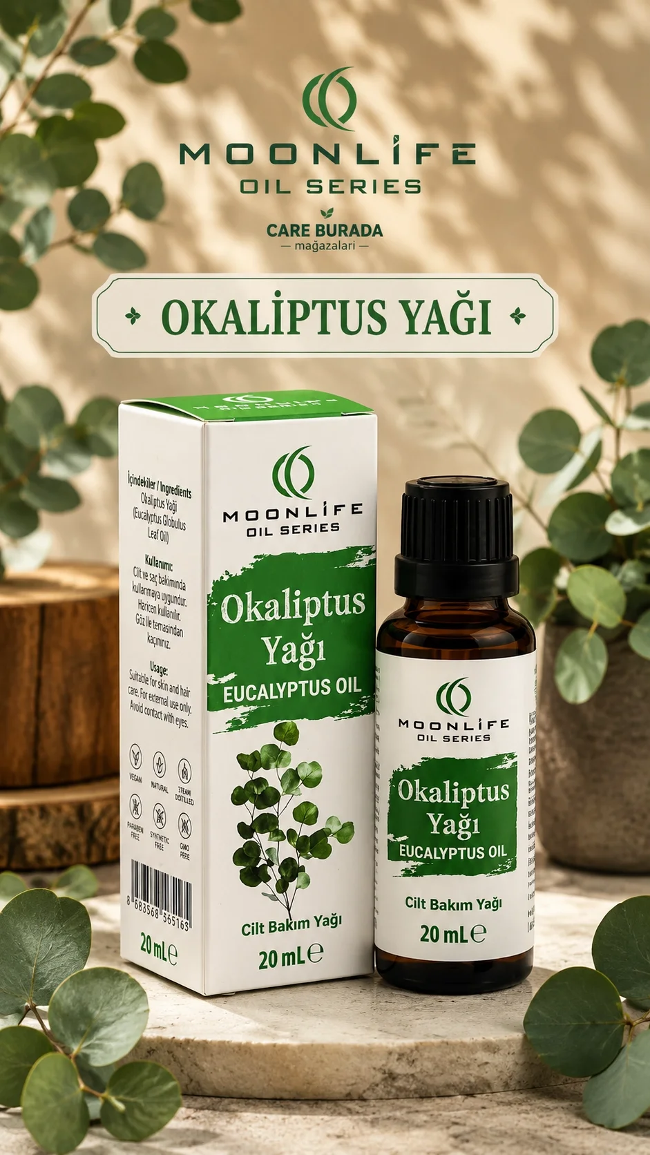 Moonlife - Okaliptus Yağı 20 Ml