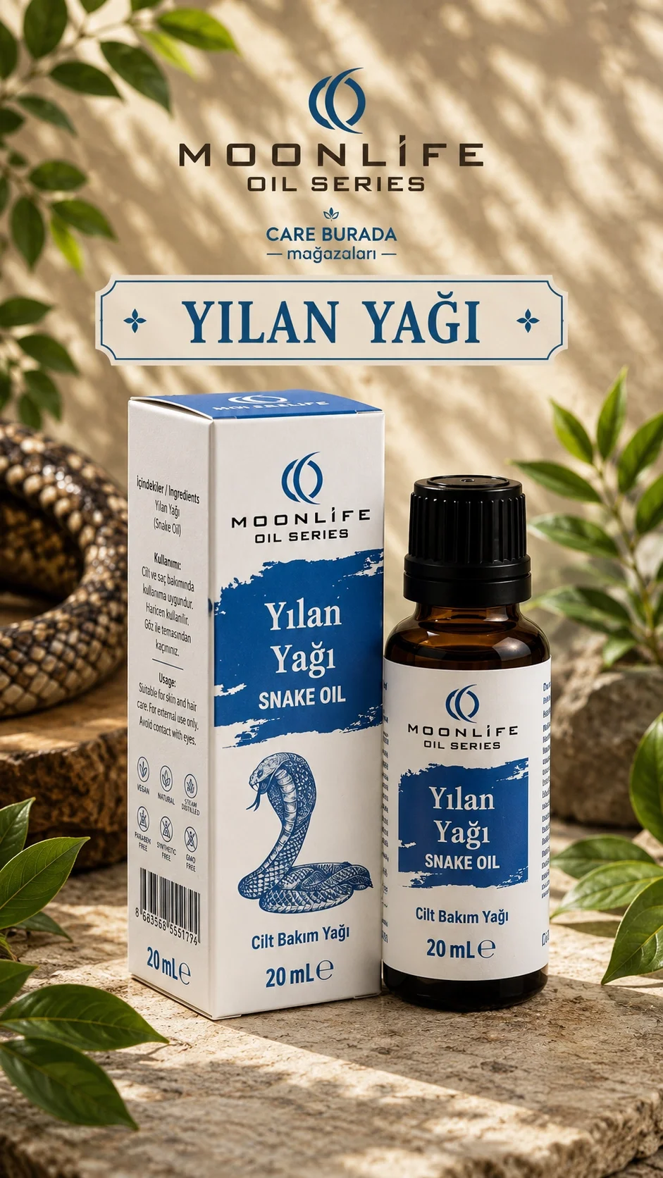 Moonlife - Yılan Yağı 20 Ml