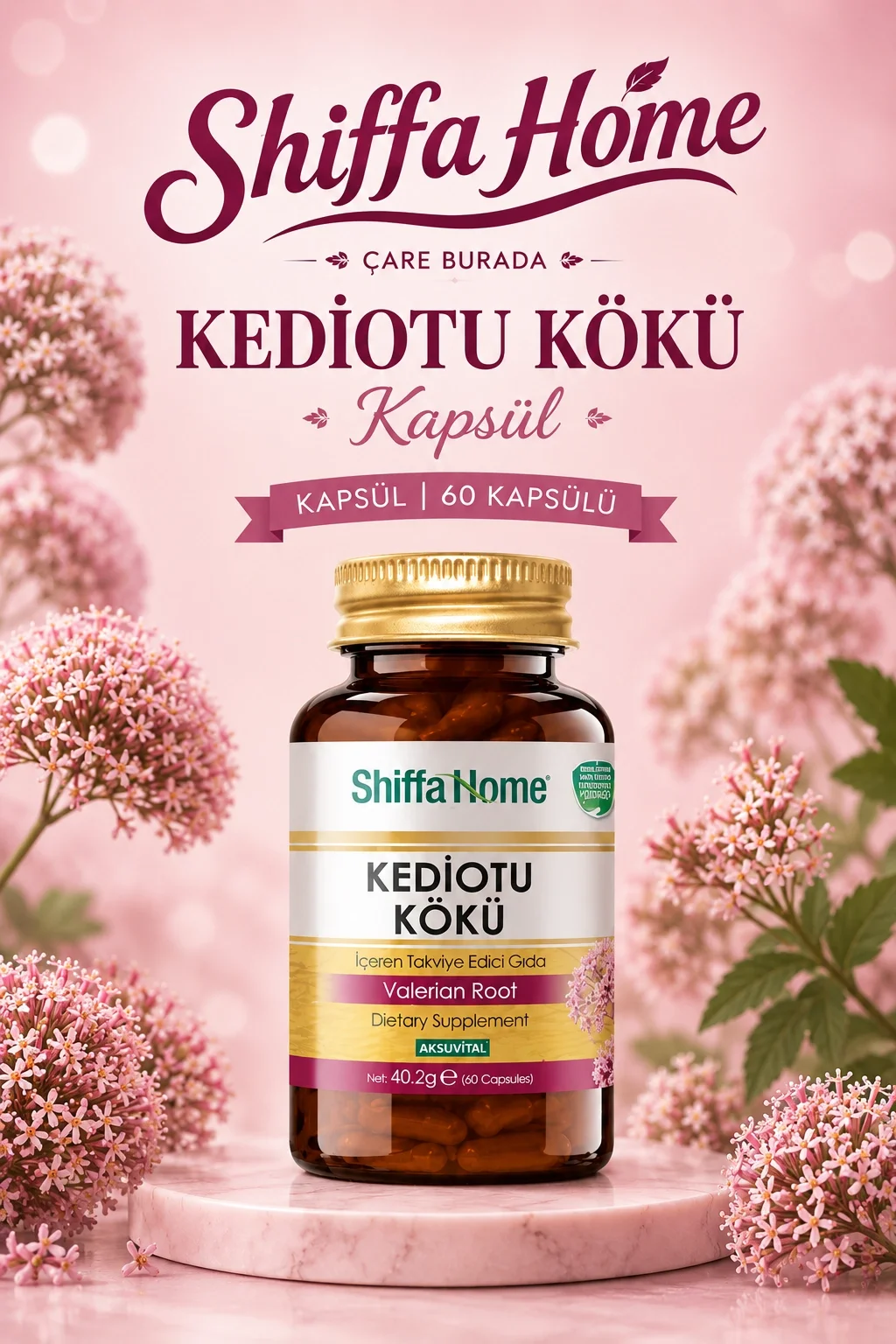 Kediotu Kökü Kapsülü (60 Kapsül)