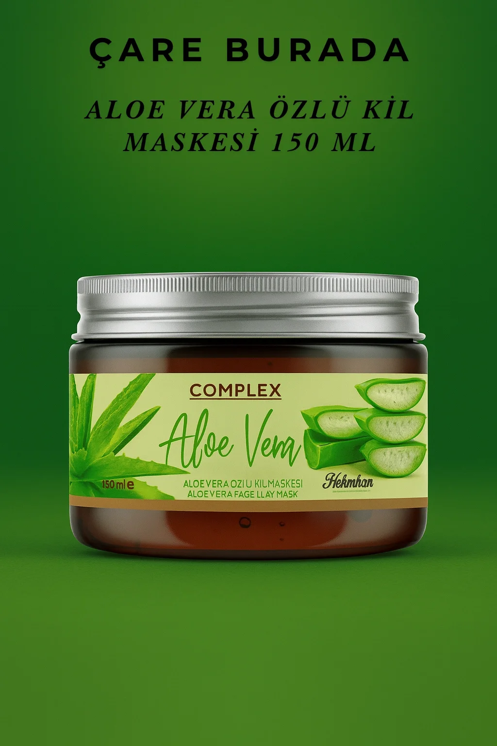 Aloevera Özlü Yüz Kil Maskesi 150 Ml