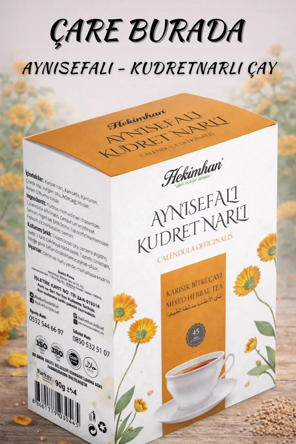 Aynısefa & Kudret Narlı Karışık Bitki Çayı (45'li Süzen Poşet)