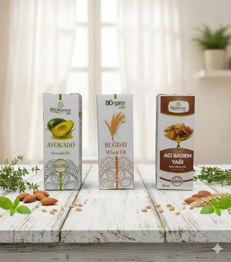biorganix Avokado+buğday +acıbadem Yağı 3 Adet