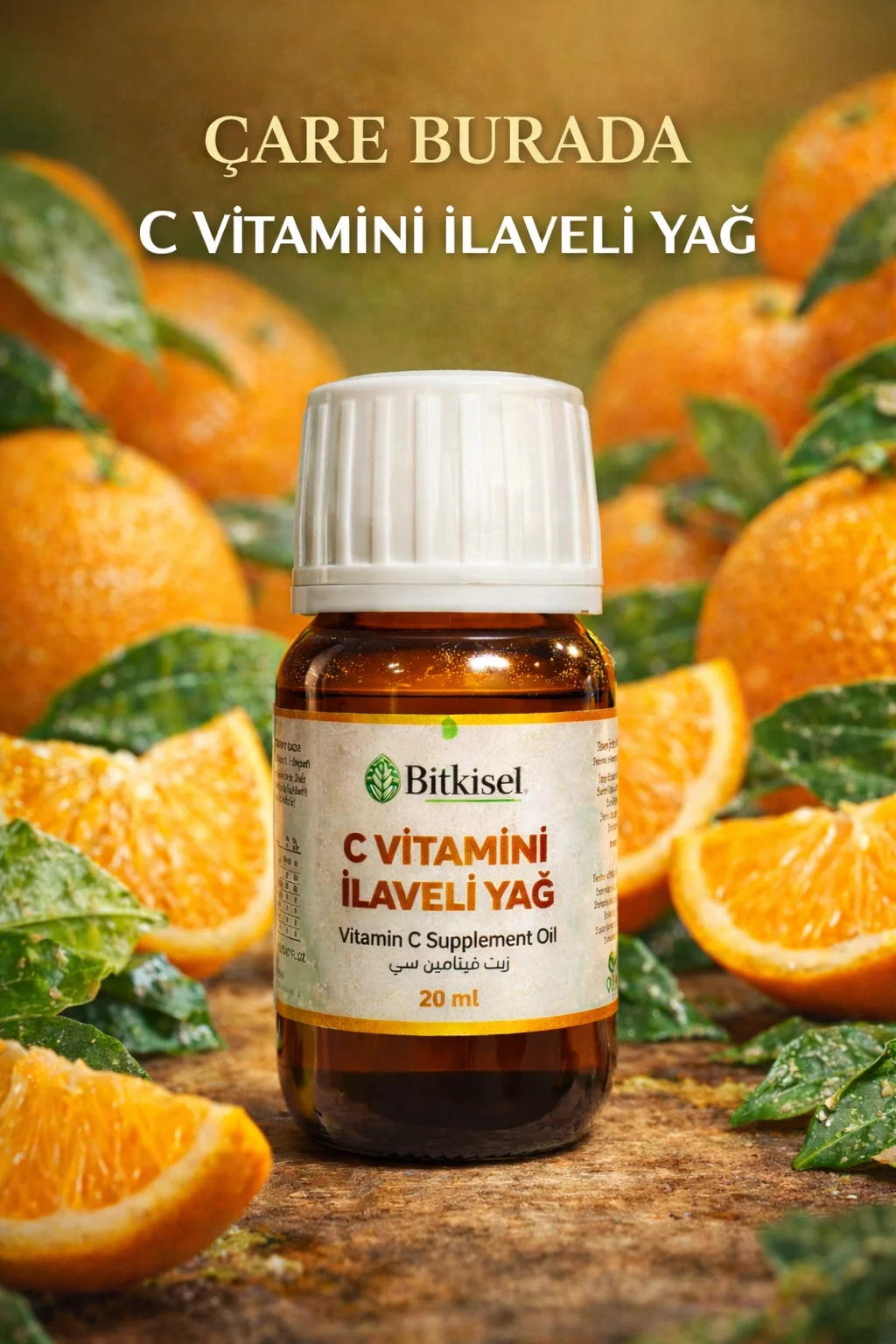 Bitkisel C Vitamini İlaveli Yağ 20 ml