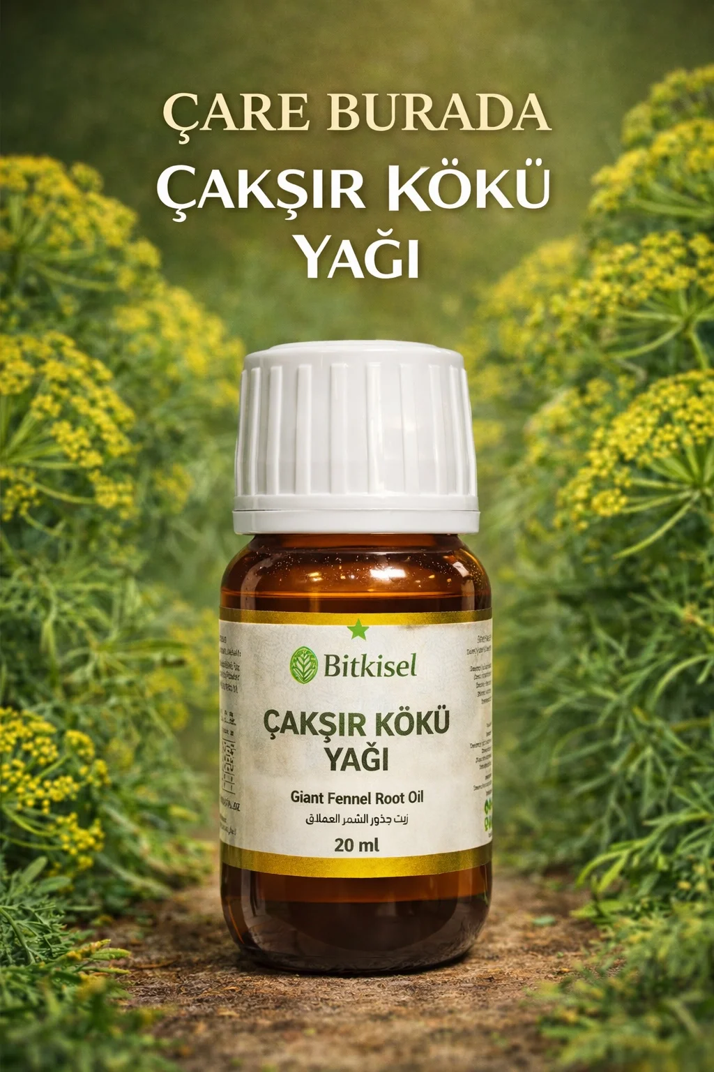 Bitkisel Çakşır Kökü Yağı 20 Ml
