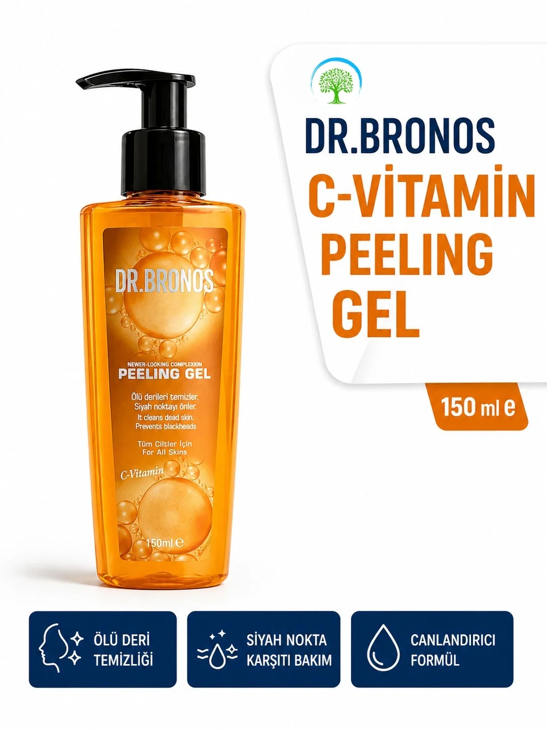 DR.BRONOS C Vitamin Peeling Jel 150 ml