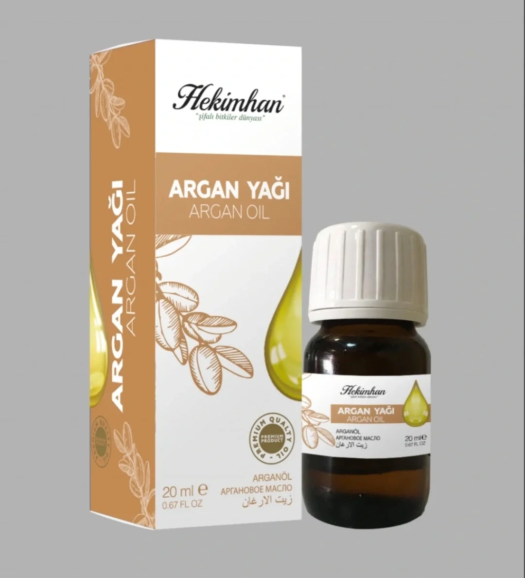 Hekimhan - Argan Yağı 20 Ml (Sabit)