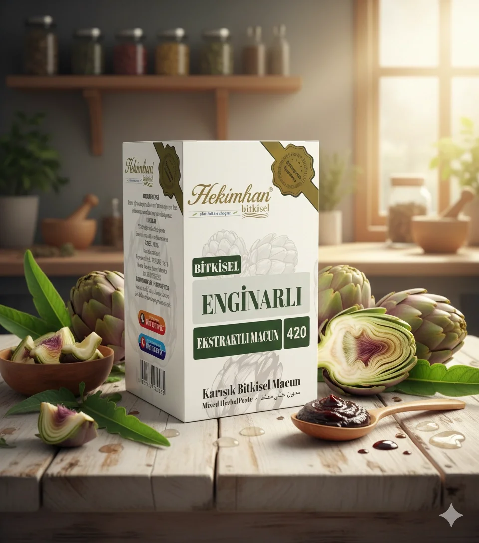 Hekimhan Bitkisel Enginarlı Ekstraktlı Macun 420 G