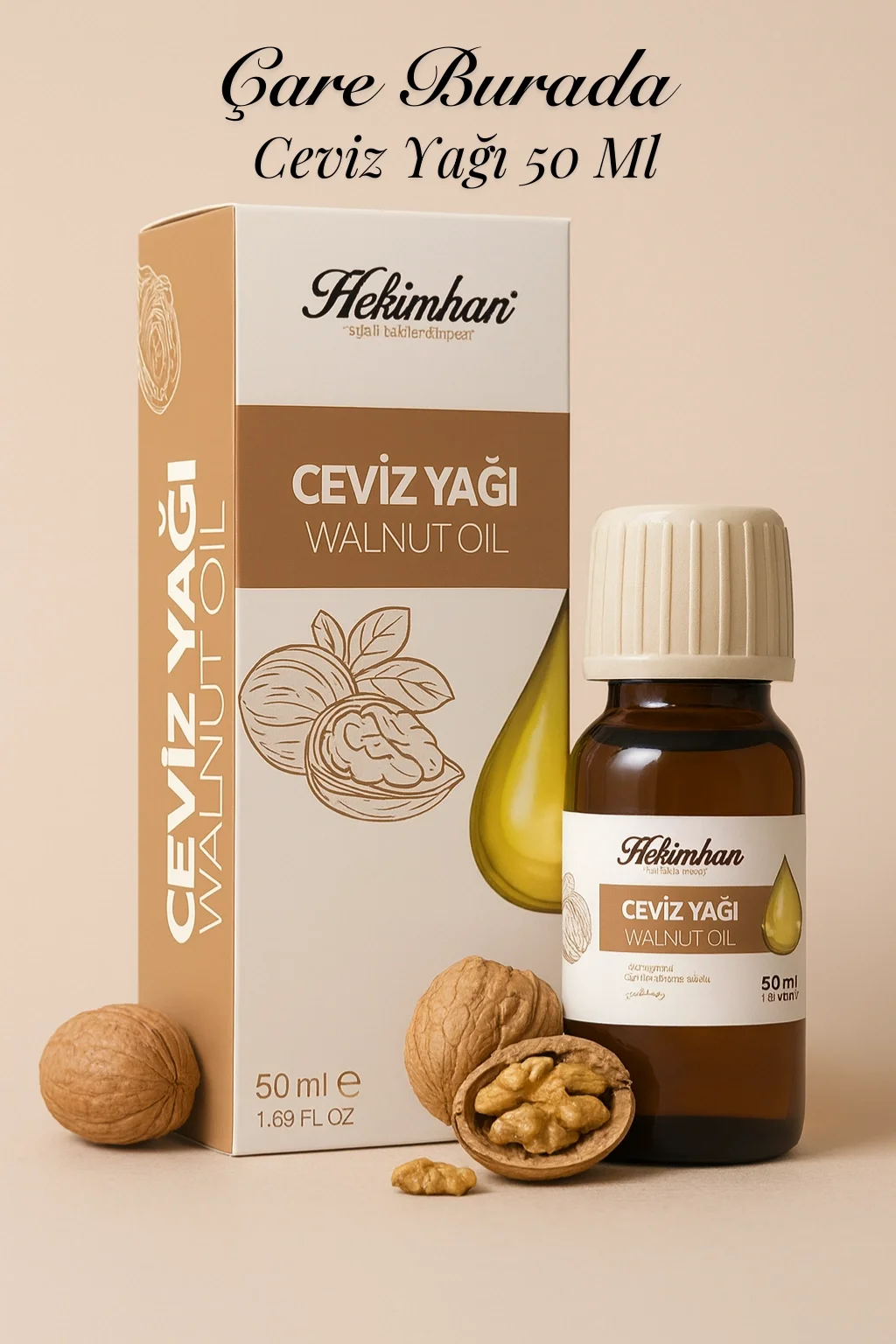 Hekimhan - Ceviz Yağı 50 Ml