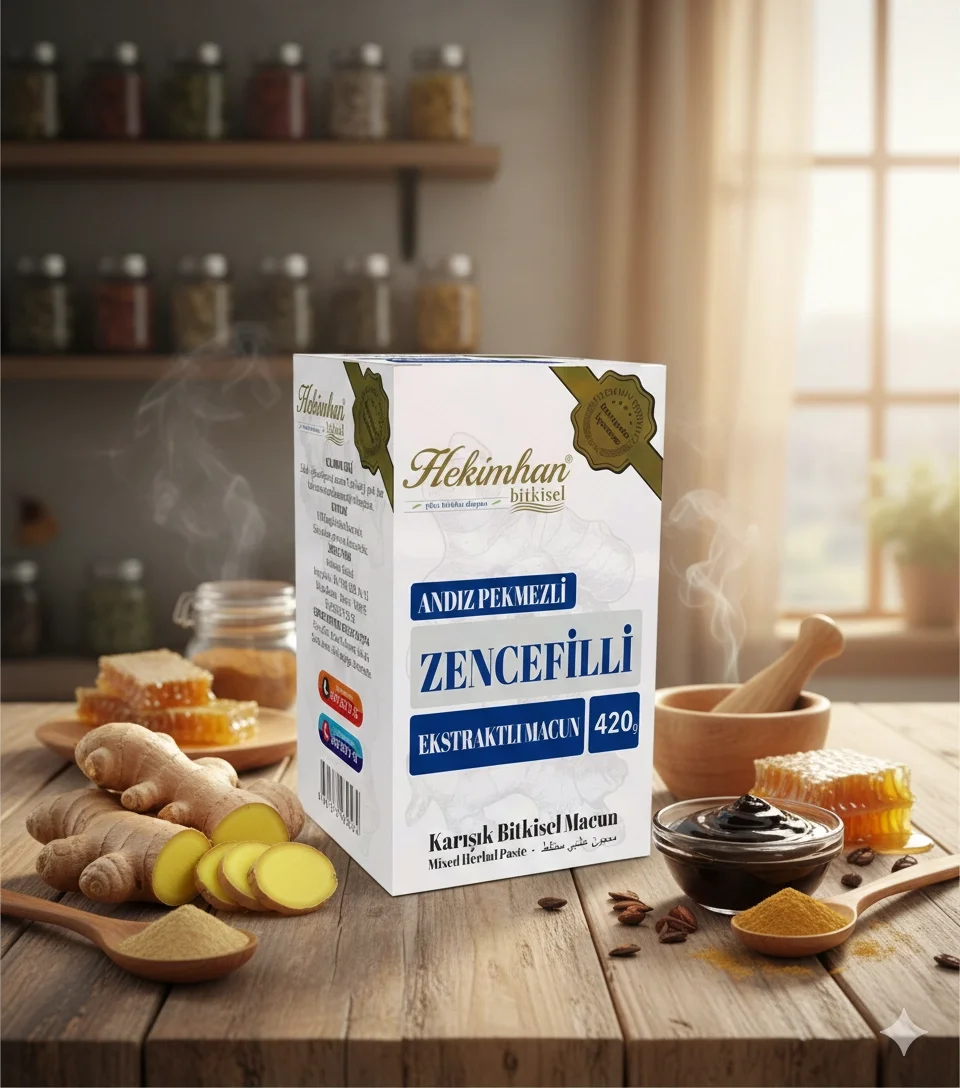 Hekimhan Kara Zencefilli Macun ( Bağışıklık Sistemi ) 420 gr