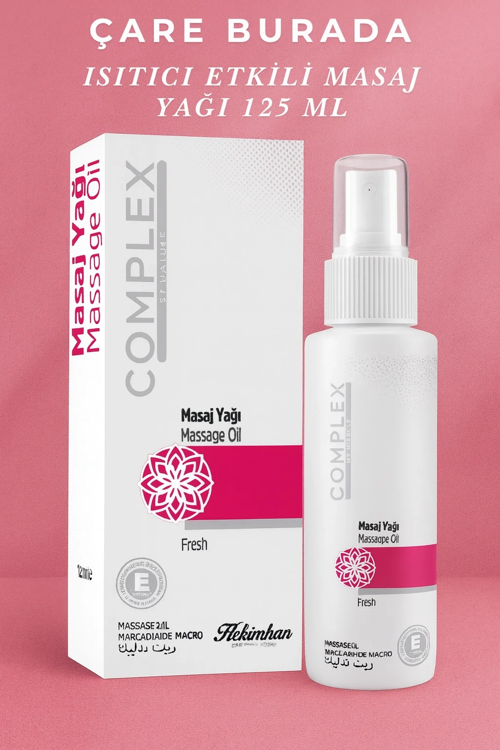 Isıtıcılı Etkili Masaj Yağı 125 Ml