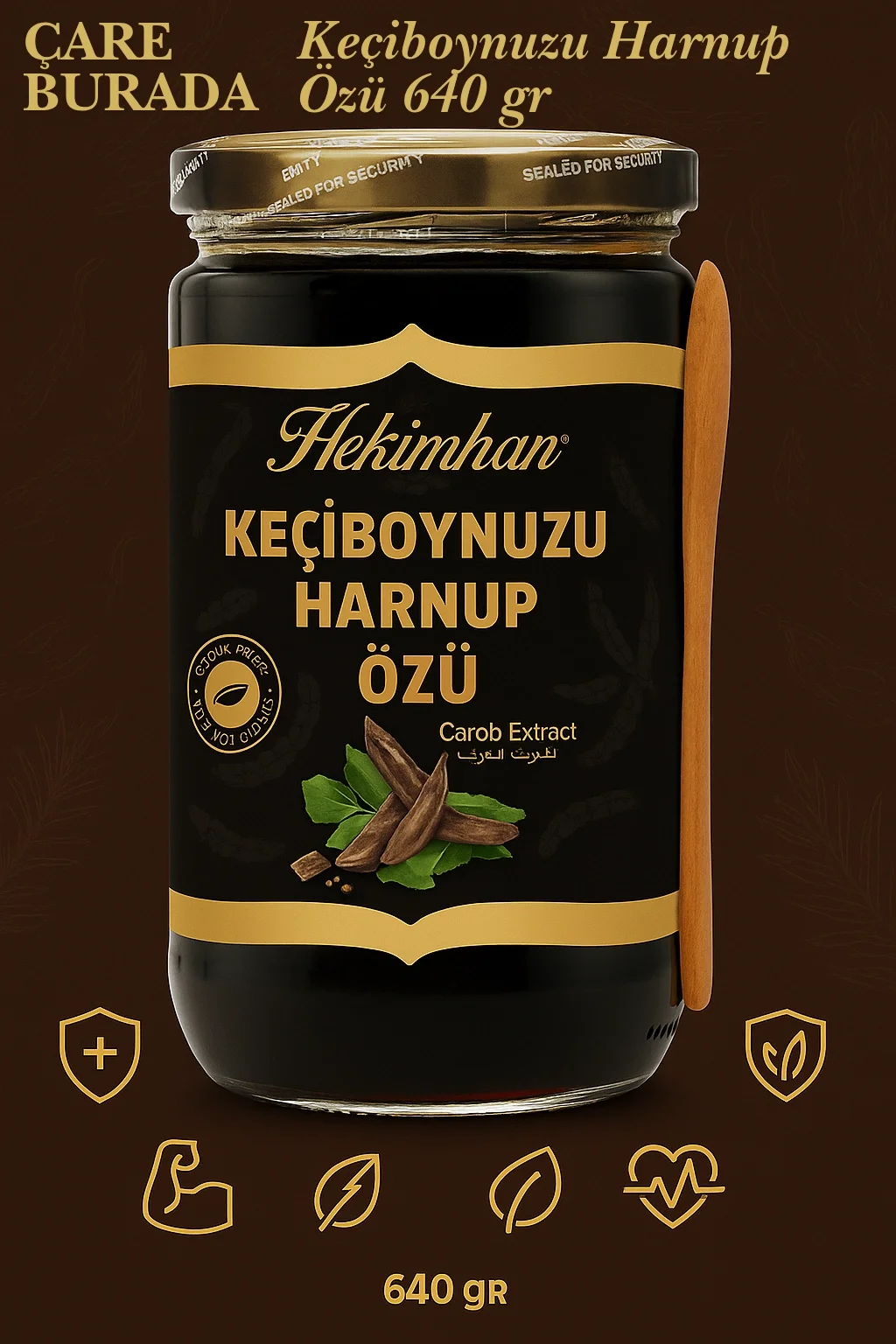 Keçiboynuzu Harnup Özü 640 gr