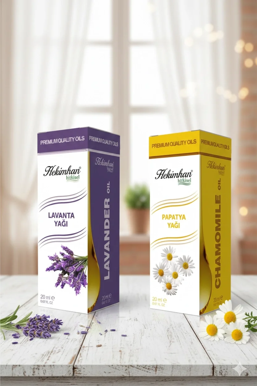 Lavanta Yağı 20 Ml Ve Papatya Yağı 20 Ml Avantaj Paketi