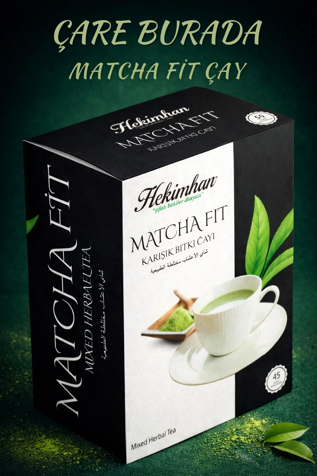 Matcha Fit Çay (45'li Süzen Poşet)