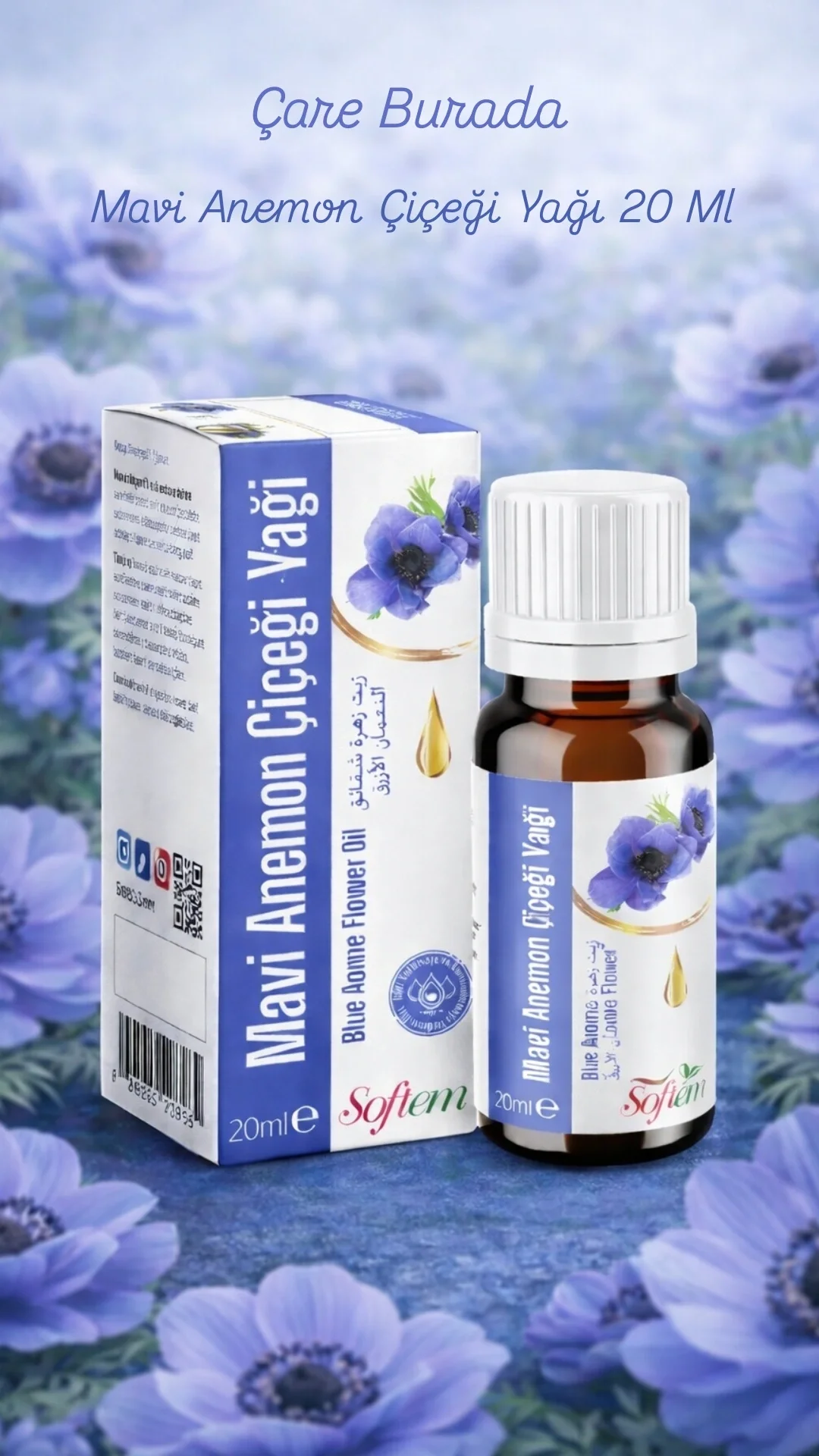 Mavi Anemon Çiçeği Yağı (20 Ml)