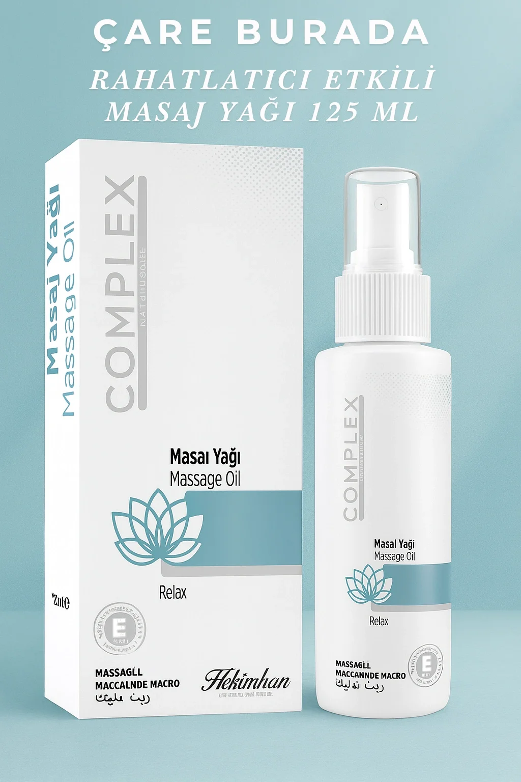 Rahatlatıcı Etkili Masaj Yağı 125 Ml