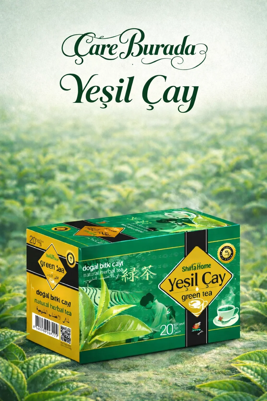 Yeşil Bitki Çayı (20 Süzen Poşet)