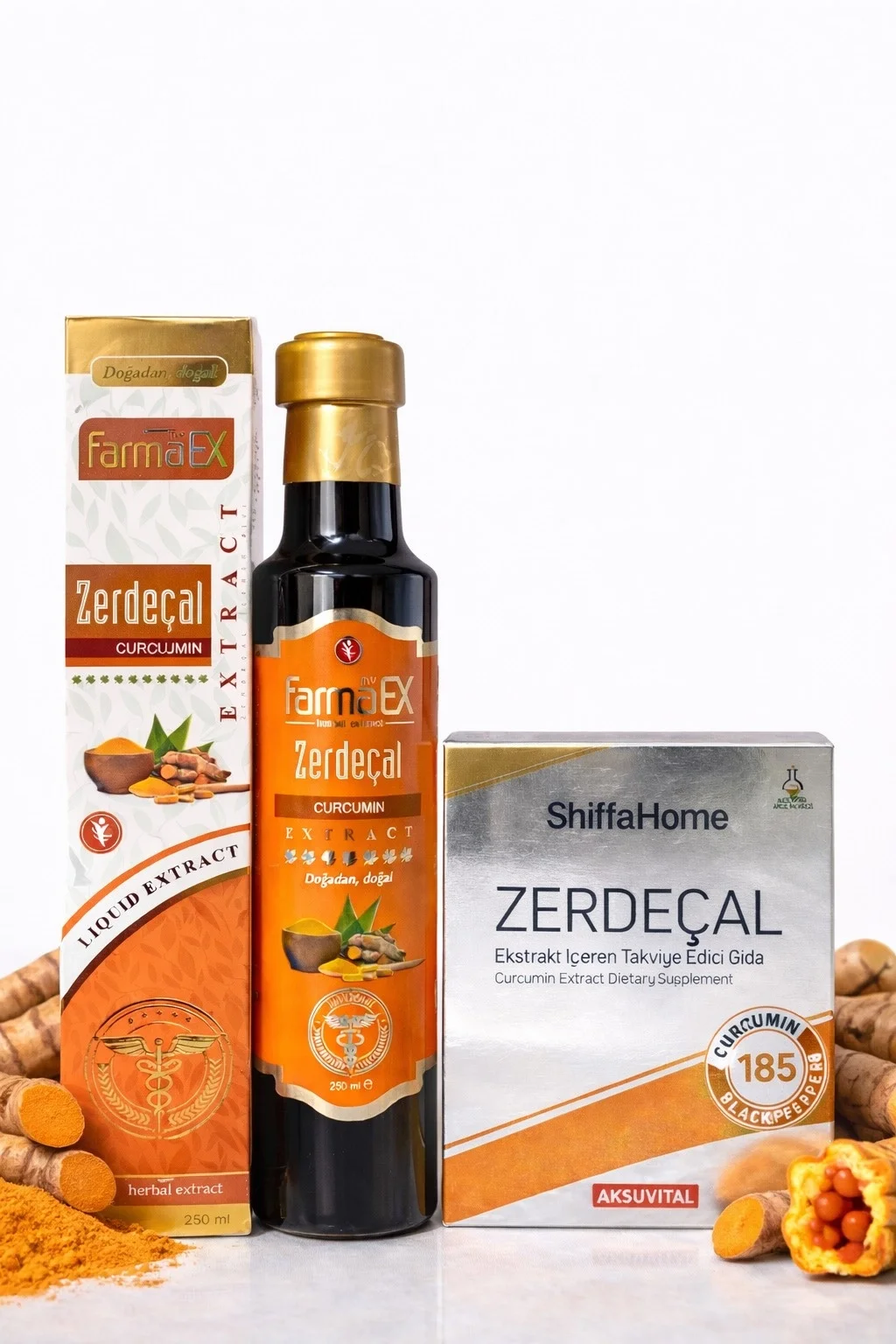 Zerdeçal Ekstrakt 250 ml. - Zerdeçal Kapsül 30 Softjel