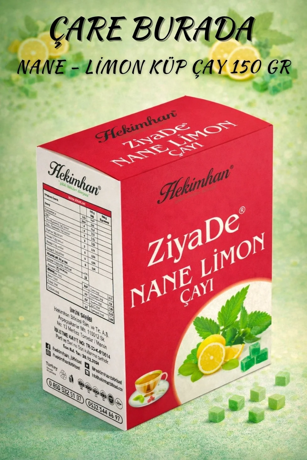 Ziyade - Nane & Limon Küp Çayı 150 Gr