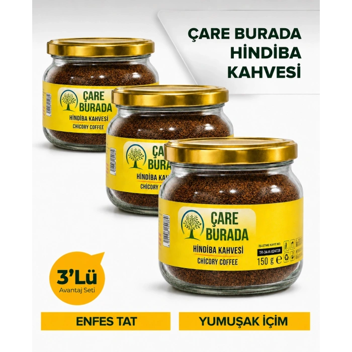 3 Adet Hindiba Kahvesi 3x 150 gr