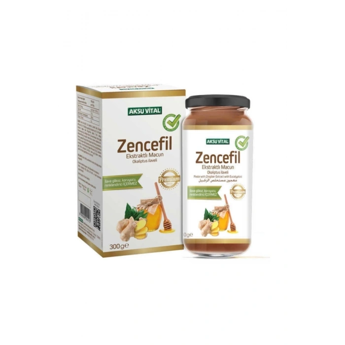 Aksuvital Zencefil Ekstraktlı Okaliptus Ilaveli Macun 300 Gr