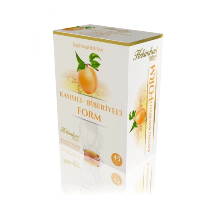 Hekimhan Kayısılı Biberiyeli Karışık Çay 45 Li Süzen Poşet