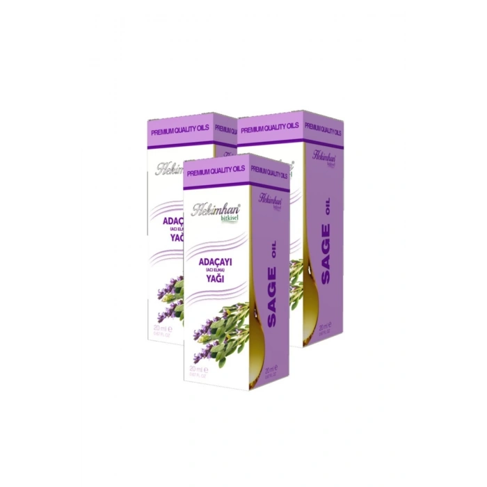 Hekimhan Adaçayı Acı Elma Yağı 20 Ml X 3 Kutu