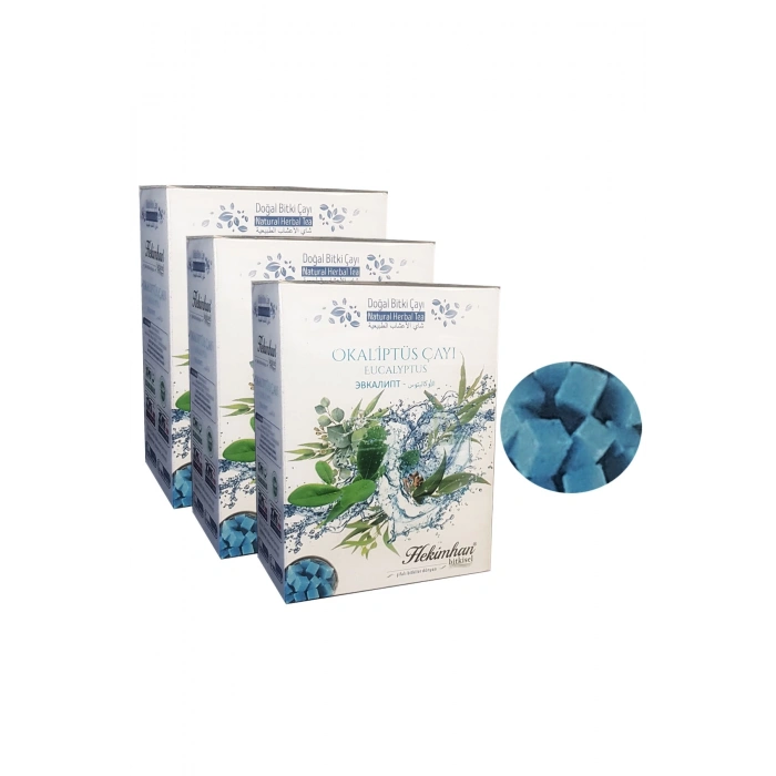 3 Kutu Okaliptus Çayı Küp Şeker Şeklinde Okaliptus Çayı Kış Çayı Okaliptus Küpü