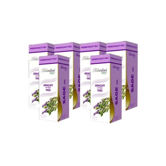 Hekimhan Adaçayı Acı Elma Yağı 20 Ml 6 Adet