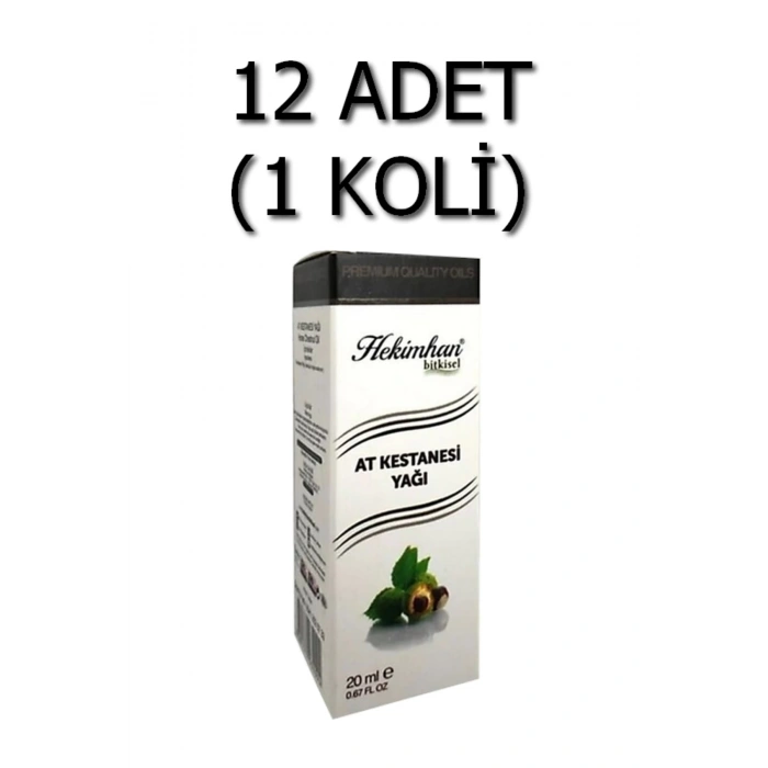 At Kestanesi Yağı 20 Ml 12 Adet (1 Koli)
