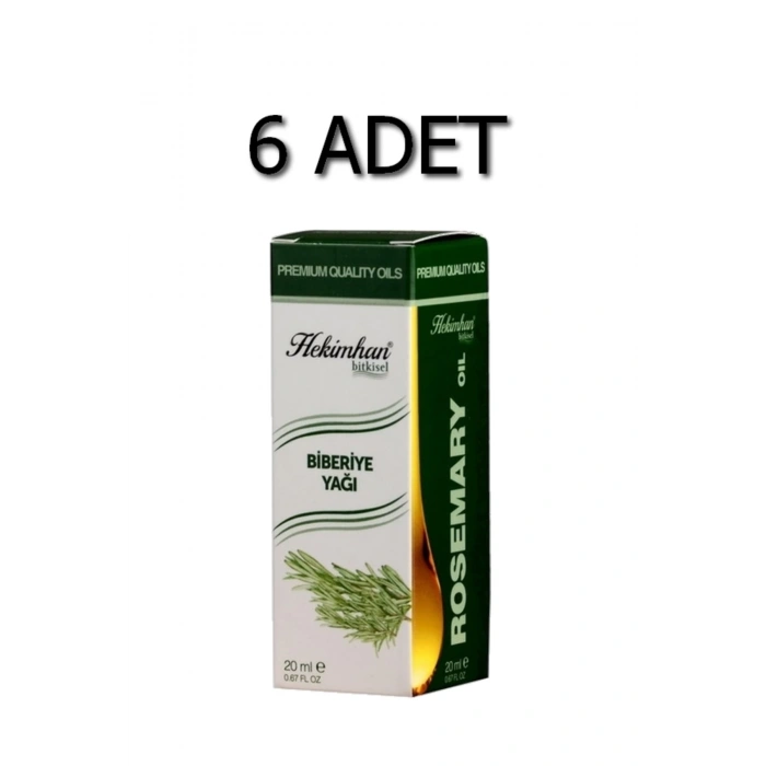 Biberiye Yağı 20 ml 6 Adet