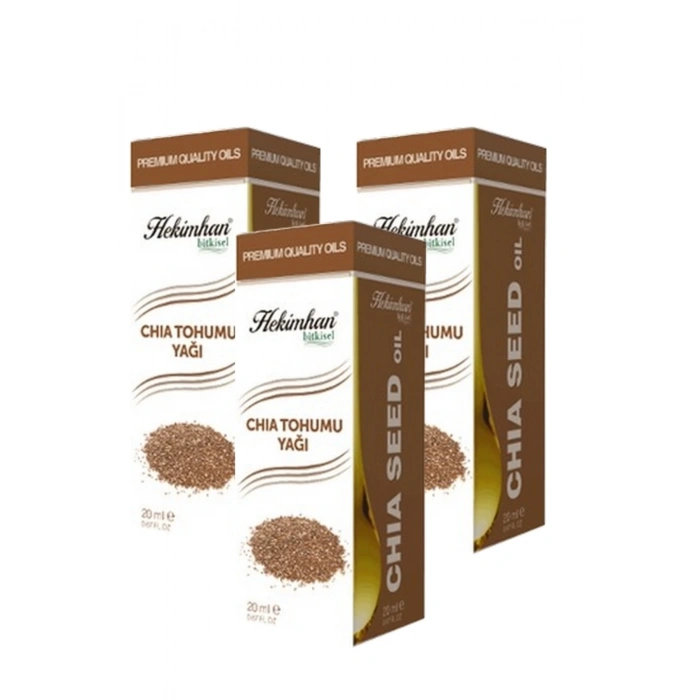 Chia Tohumu Yağı 20 Ml 3 Adet