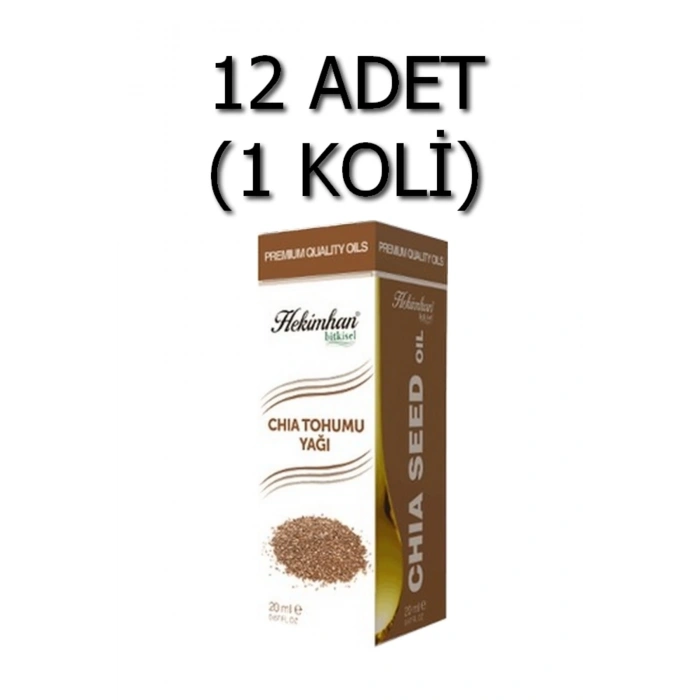 Chia Tohumu Yağı 20 Ml 12 Adet (1 Koli)