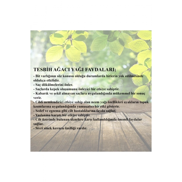 Tesbih Ağacı Yağı 20 Ml